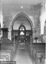 Parish Church, Interior c.1960, Broughton