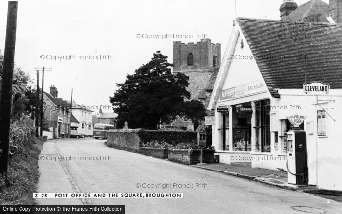 Photo of Broughton, Post Office And The Square c.1960