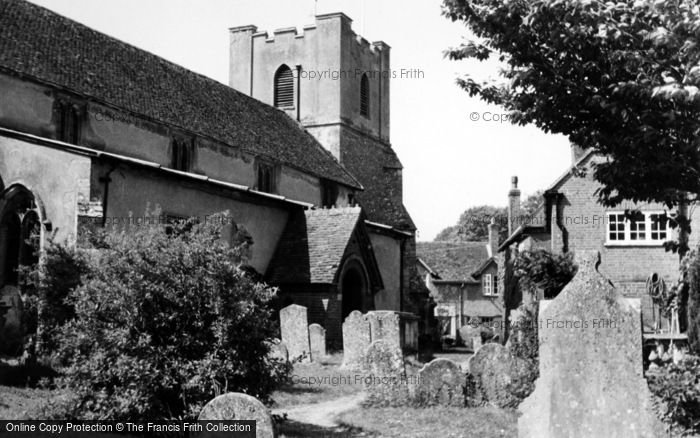 Photo of Broughton, St Mary's Church c.1960