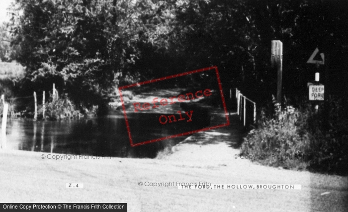 Photo of Broughton, The Ford, The Hollow c.1960
