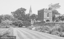 The Gardens And Gatehouse c.1955, Broughton