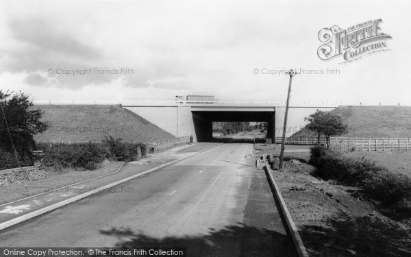 Photo of Broughton, The Motorway Bridge 1966