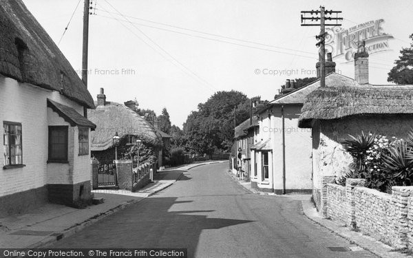 Photo of Broughton, The Village c.1955