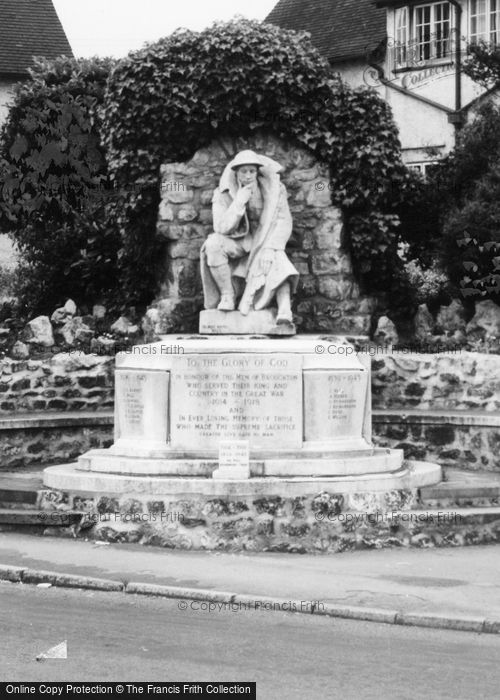Photo of Broughton, War Memorial c.1965