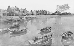 Beach Crescent From The River c.1950, Broughty Ferry