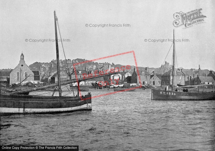 Photo of Broughty Ferry, View From River c.1895