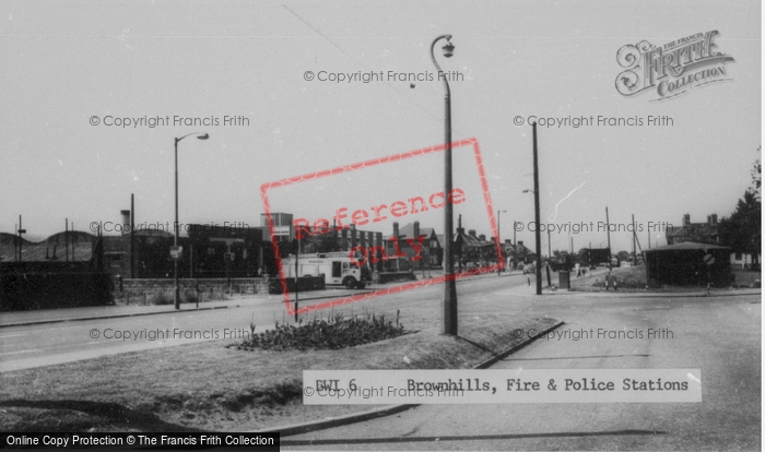 Photo of Brownhills, Fire And Police Stations c.1965