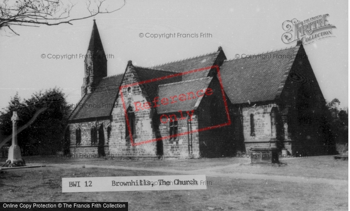 Photo of Brownhills, The Church c.1965