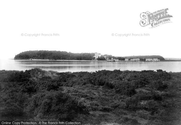 Photo of Brownsea Island, From Sandbanks 1900