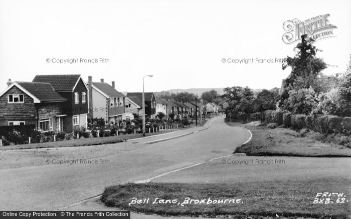Photo of Broxbourne, Bell Lane c.1960