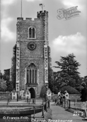 St Augustine's Church c.1955, Broxbourne