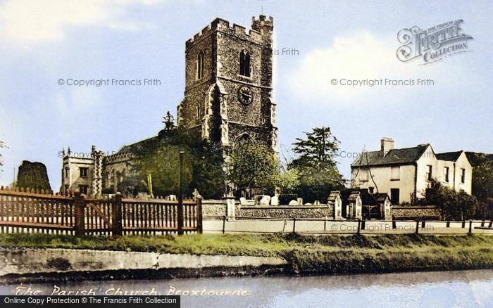 Photo of Broxbourne, St Augustine's Parish Church c.1955