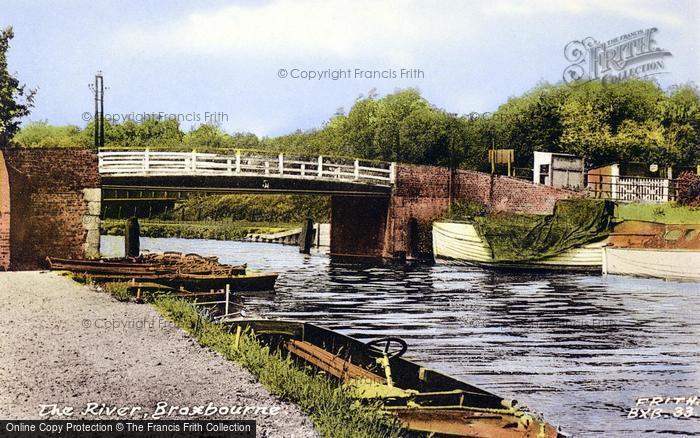 Photo of Broxbourne, The River c.1960