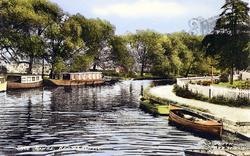 The River Lea c.1960, Broxbourne