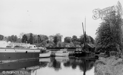 Boats Moored In Cutting c.1965, Brundall
