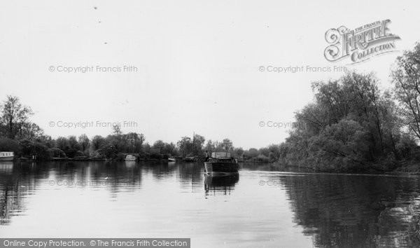 Photo of Brundall, Cruiser On River Yare c.1965