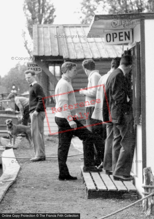 Photo of Brundall, Customers At The River Stores c.1955