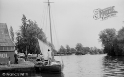 Brundall, on the River Yare c1965