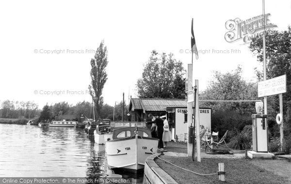 Photo of Brundall, River Yare c.1955