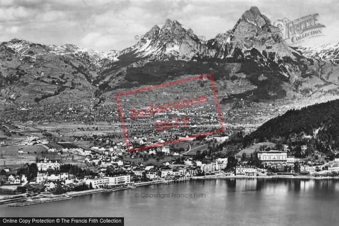 Photo of Brunnen, And The Mythen, 1903m c.1935