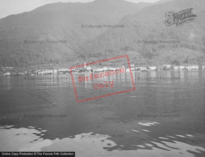 Photo of Brusino Arsizio, From Lake Lugano c.1935