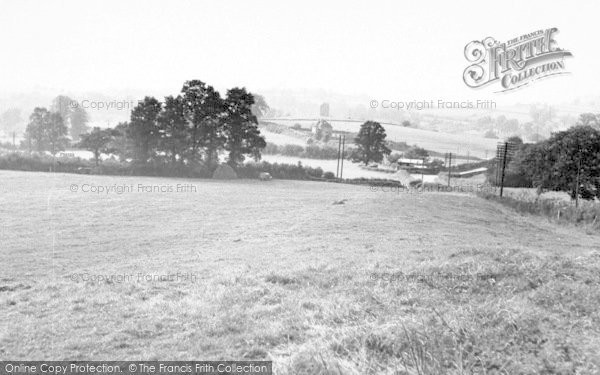 Photo of Bruton, General View From Dropping Hill c.1955