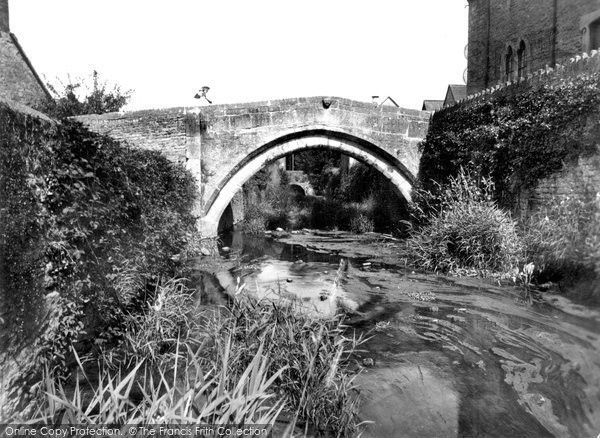 Photo of Bruton, Packhorse Bridge c.1955