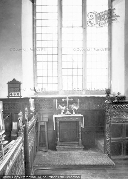 Photo of Bruton, Sexey's Hospital Chapel Interior c.1960