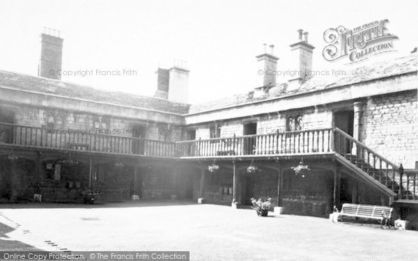 Photo of Bruton, The Courtyard Sexey's Hospital c.1960
