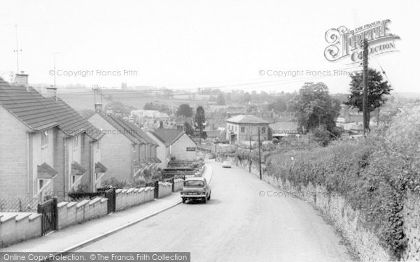 Photo of Bruton, View From Shepton Road c.1965