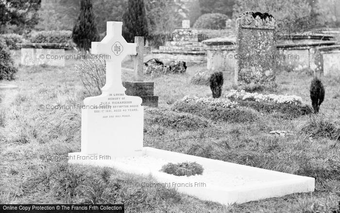 Photo of Brympton D'evercy, Church, Grave Of Eliza Richardson c.1891