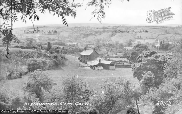 Photo of Brynamman, Cwm Garw c.1955