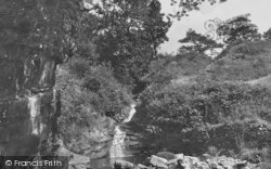 The Quarry And Waterfall c.1950, Brynamman