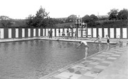 Brynamman, the Swimming Pool c1950