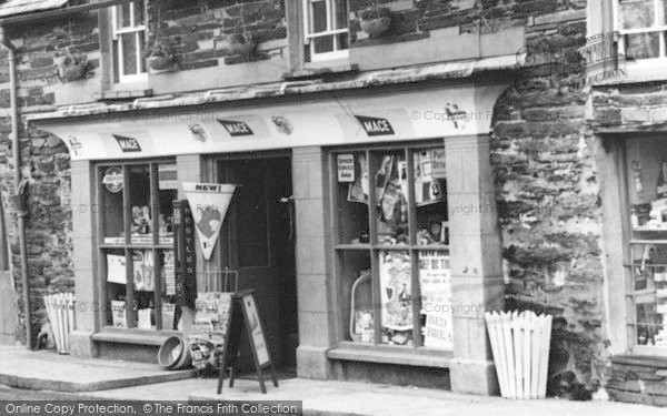 Photo of Bryncrug, The Village Shop c.1960