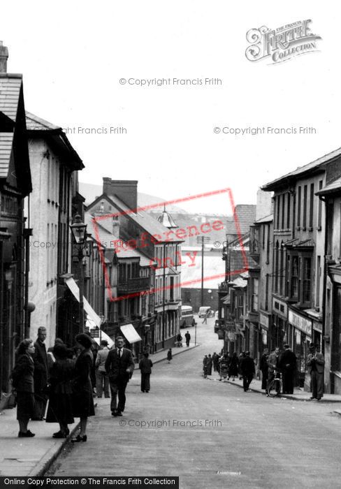 Photo of Brynmawr, Busy Day On Beaufort Street c.1950