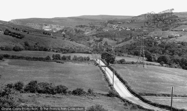 Photo of Brynmawr, Llanelly Hill c.1955