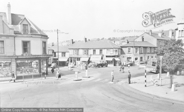 Photo of Brynmawr, Market Square c.1955