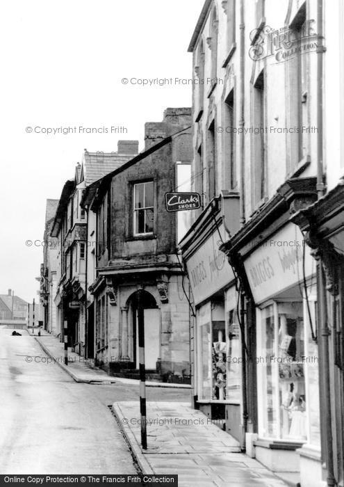 Photo of Brynmawr, Shops Along Beaufort Street c.1965