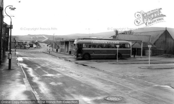 Photo of Brynmawr, The Bus Station c.1965