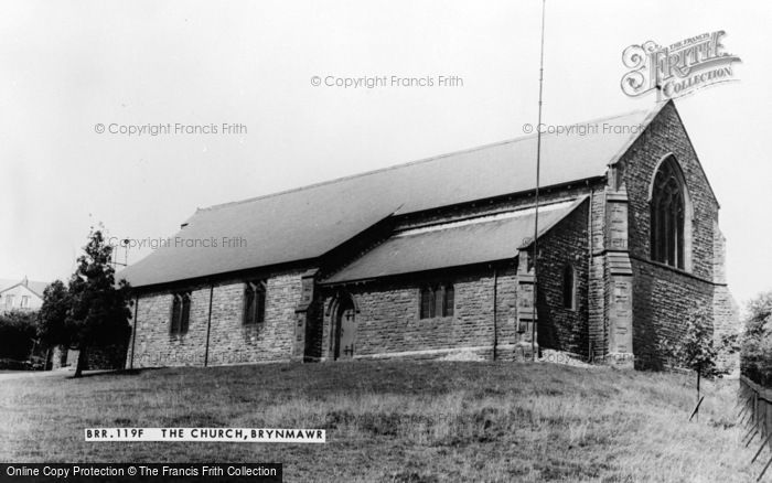 Photo of Brynmawr, The Church c.1965