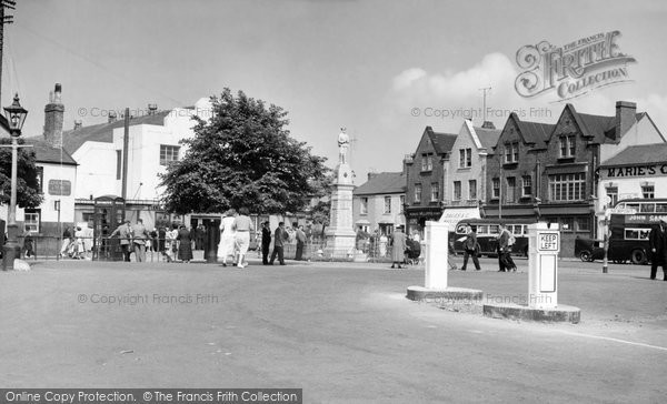 Photo of Brynmawr, The Square c.1955