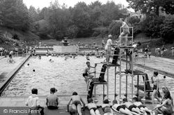 Brynmawr, the Swimming Pool c1955