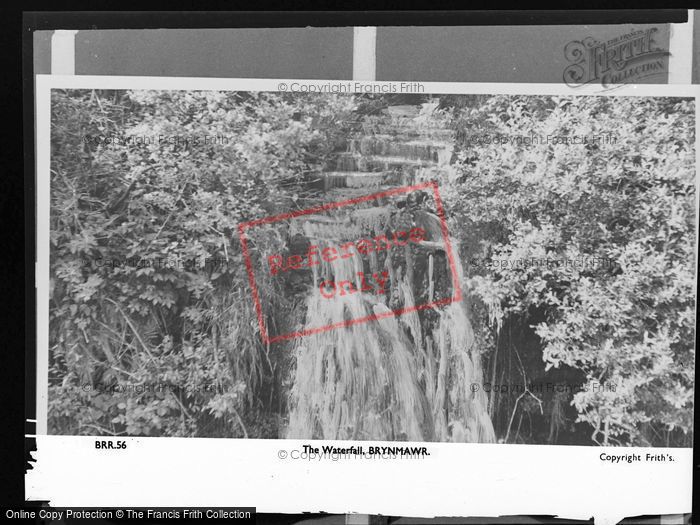 Photo of Brynmawr, The Waterfall c.1955