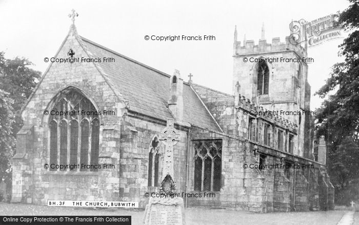 Photo of Bubwith, All Saints Church c.1955