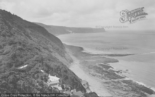 Photo of Buck's Mills, Showing Clovelly Bay 1930