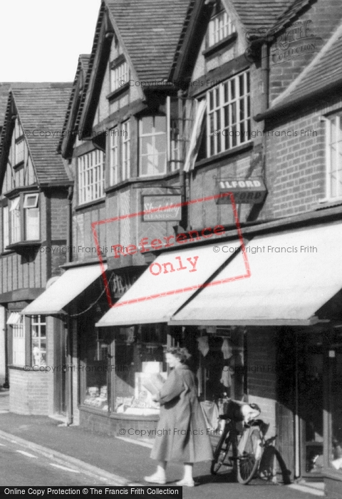 Photo of Buckden, High Street Shops c.1955