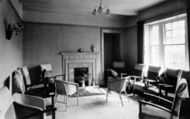 The Drawing Room, Buckden House c.1955, Buckden