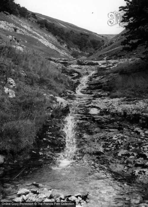 Photo of Buckden, The Ghyll And Waterfall c.1955