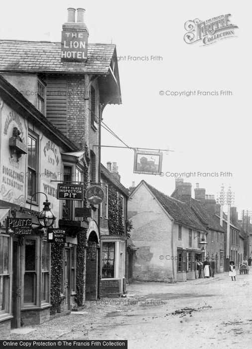 Photo of Buckden, The Lion Hotel 1906